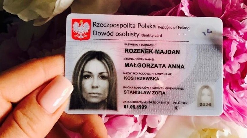 Małgorzata Rozenek-Majdan odmłodziła swój dowód osobisty