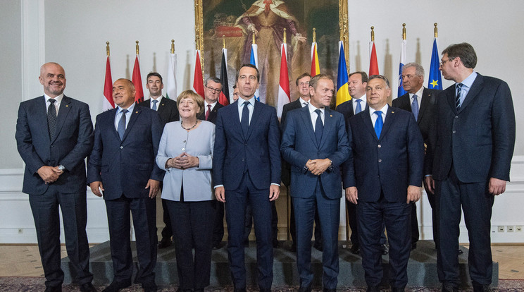 A bécsi migrációs csúcson több vezető politikus részt vett /Fotó: MTI