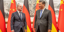 Olaf Scholz z wizytą w Chinach."Musimy rozwijać dwustronne relacje"