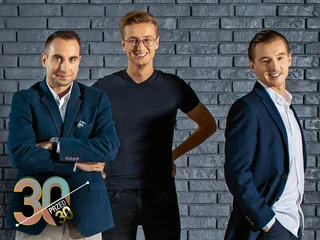 Od lewej: Maciej Wysocki, Adam Janczewski, Dominik Swadźba