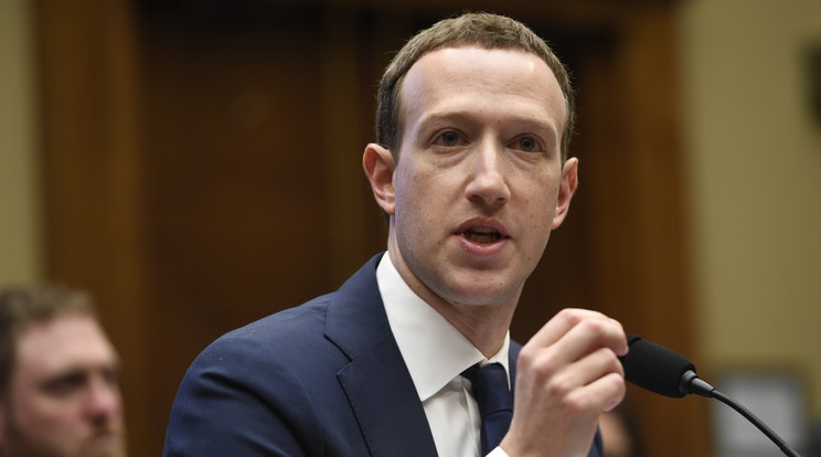 Mark Zuckerberg kongresszusi meghallgatásán Washingtonban /Fotó: AFP