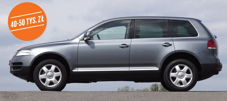 Volkswagen Touareg I: polecana wersja 3.0 TDI/225 KM; 2006 r.
Cena: 47 800 zł