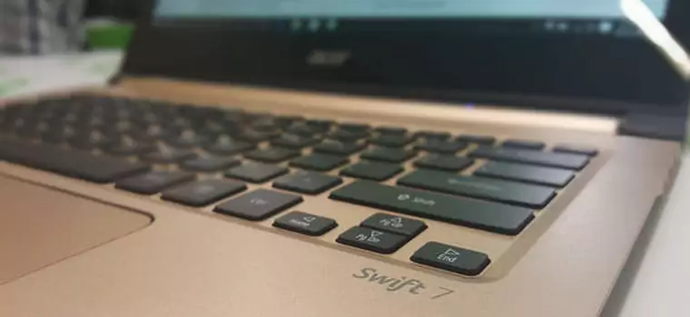 Acer Swift 7 - najcieńszy laptop świata debiutuje w sprzedaży