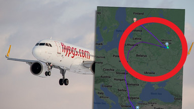 Dziwny lot nad Polską rosyjskich turystów: pilot zawrócił tuż nad Moskwą