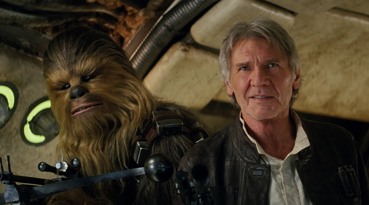 Chewbakka és Han Solo a Csillagok háborúja ikonikus alakjai a hetedik filmben tértek vissza /Fotó: Northfoto