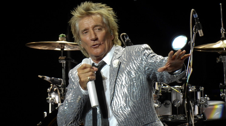 Rod Stewart üde színfoltja volt a sorsolásnak /Fotó: AFP