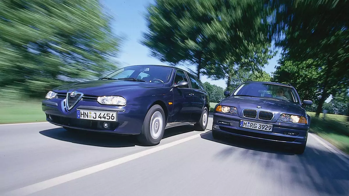 Alfa Romeo 156 2.0 Sportwagon kontra BMW 320i Touring - Kombi z dużymi ambicjami