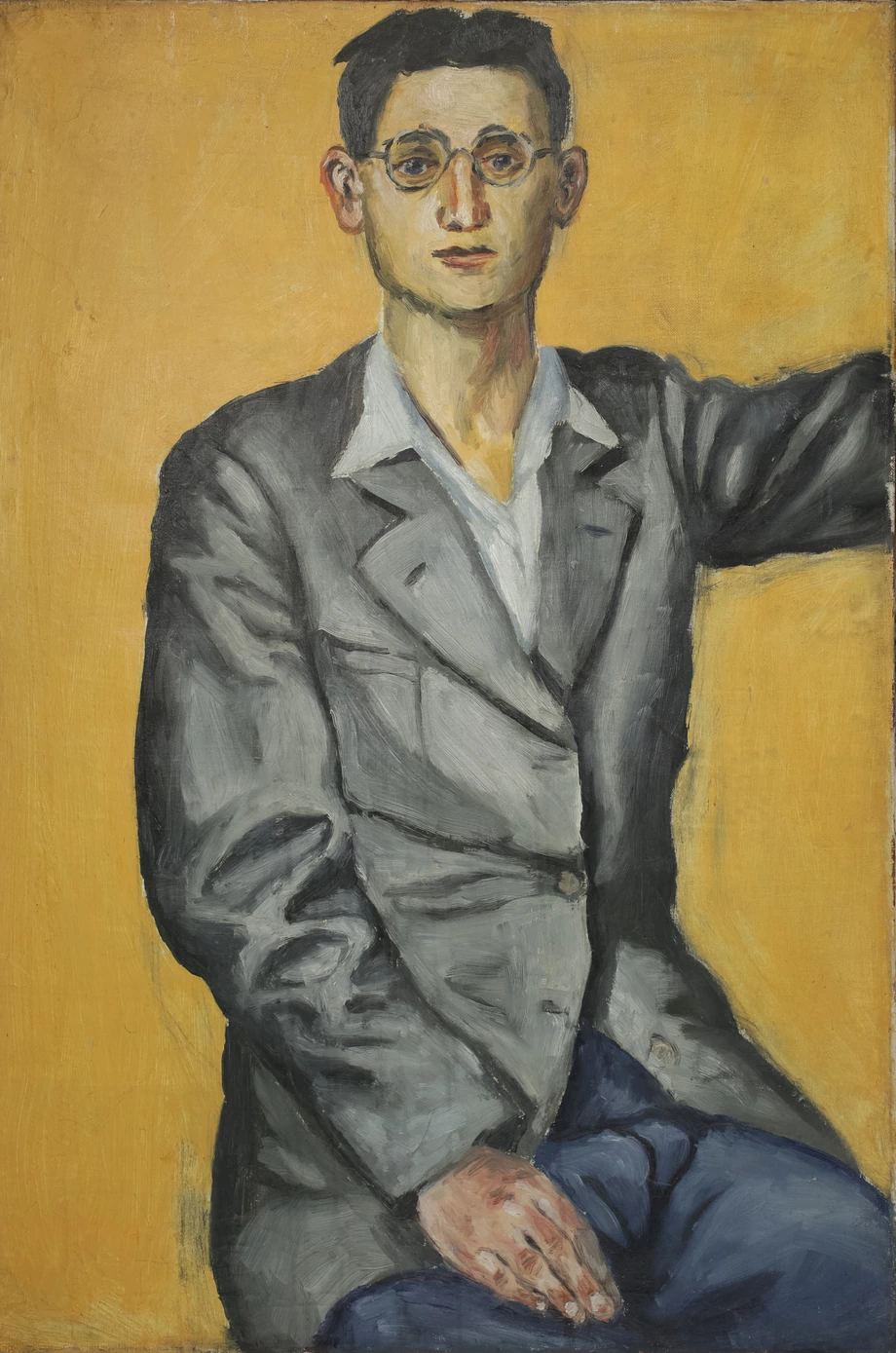 Autoportret, [Autoportret na żółtym tle], 1949, olej, płótno, 92×62 cm, Starak Collection