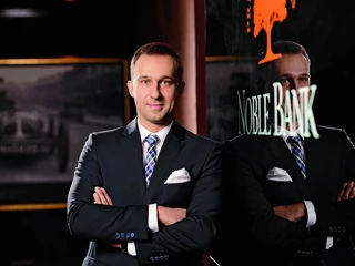 Adrian Wardęga, wealth manager, Noble Bank, Poznań