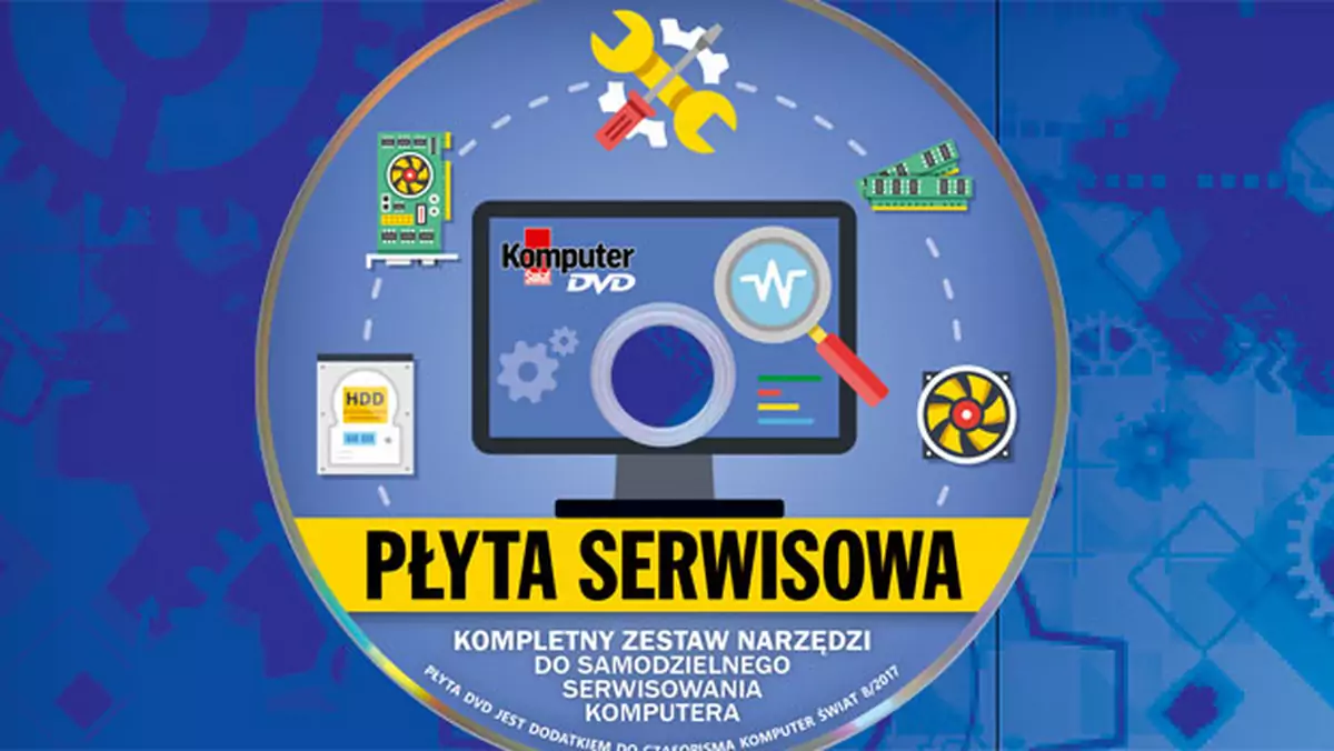 Płyta serwisowa Komputer Świata, czyli komplet programów do naprawiania komputera