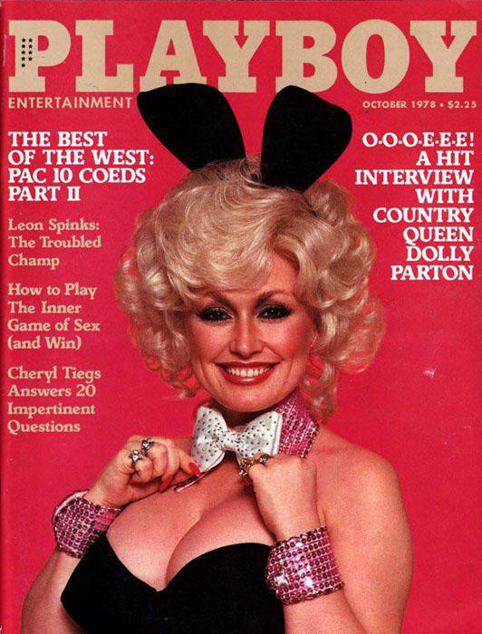 Dolly Parton na okładce "Playboya"