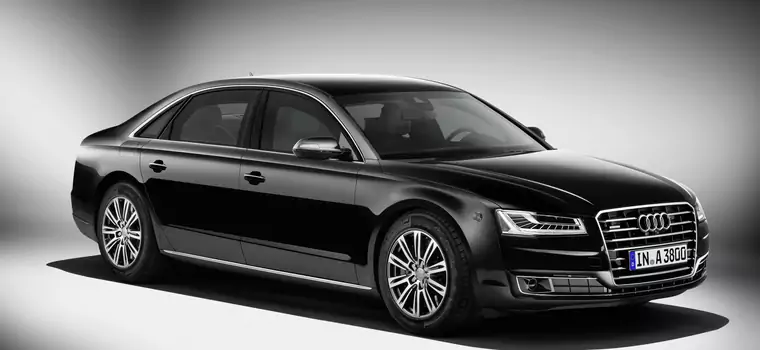 Rozbite rządowe Audi A8 - opancerzony pojazd za 2,5 mln zł do kasacji?
