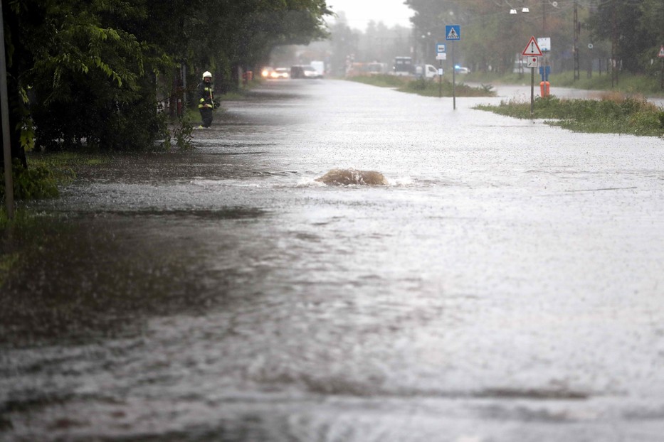 Extrém mennyiségű csapadék esett le az országban az elmúlt napokbvan (Képünk illusztráció)