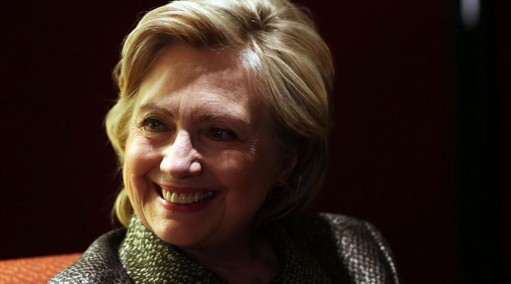 Hillary Clinton kampányunokát kap/ FOTÓ: EUROPRESS GETTY IMAGES