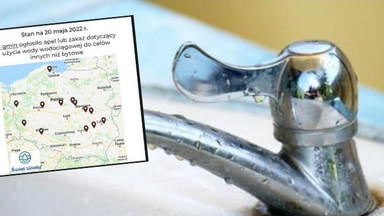 W części kranów w Polsce brakuje wody. Gminy wydają zakazy