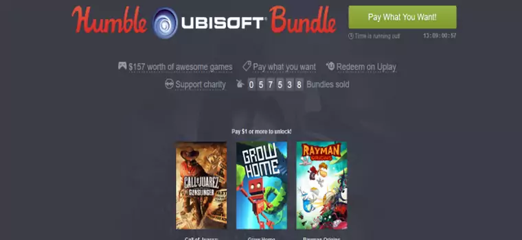 Rayman Origins, The Crew, Assassin’s Creed: Rogue i inne gry Ubisoftu za grosze w ramach Humble Ubisoft Bundle