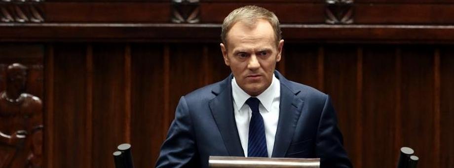 Tusk mo´wnica Sejm