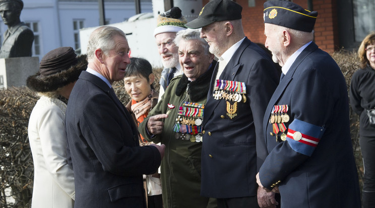 A kitüntetett veteránról  most derült ki, hogy SS-tag volt /Fotó: Europress - Getty Images