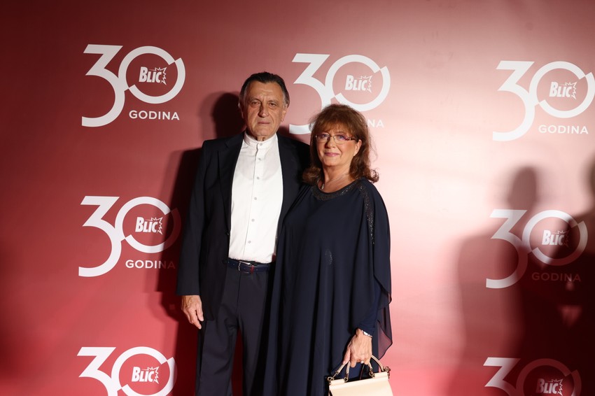 Prof. dr sci Nadežda Basara sa suprugom Branislavom Basarom