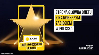 Strona główna Onetu z największym zasięgiem w Polsce