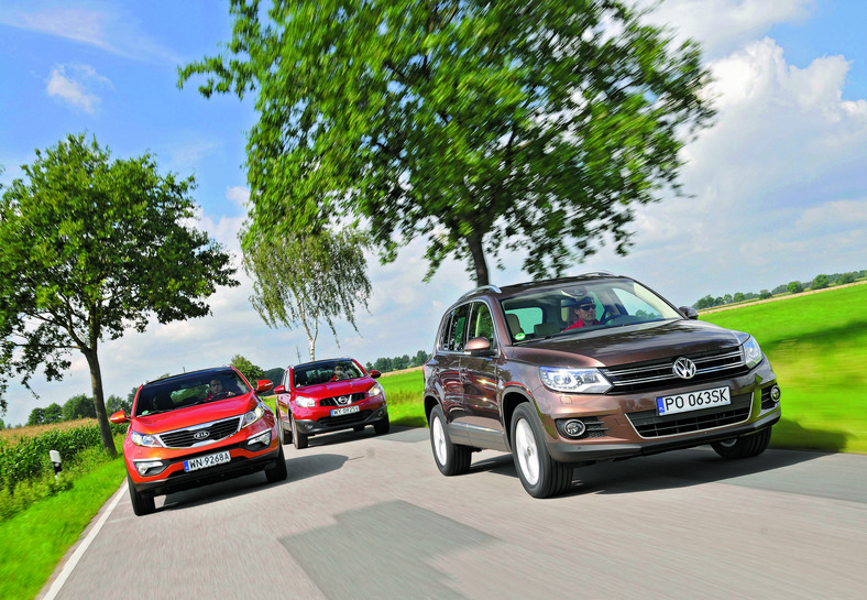 Kia Sportage kontra Nissan Qashqai i Volkswagen Tiguan