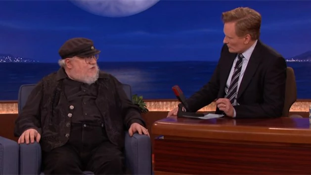 George R. R. Martin i gospodarz programu "Conan", Conan O'Brien