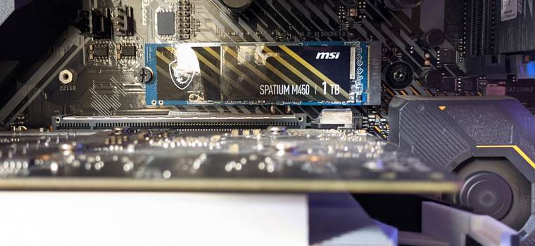 Test MSI Spatium M450 1 TB - wydajny SSD NVMe PCIe 4.0 w rozsądnej cenie