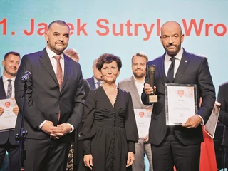Dariusz Ćwiklak, zastępca redaktora naczelnego „Newsweeka", Renata Kim, szefowa działu Społeczeństwo tygodnika oraz Jacek Sutryk, prezydent Wrocławia, zwycięzca N15