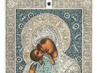 Pracownia FabergéIcon of the Pelagonitissa Mother of God. Sprzedana za 245 000 funtów