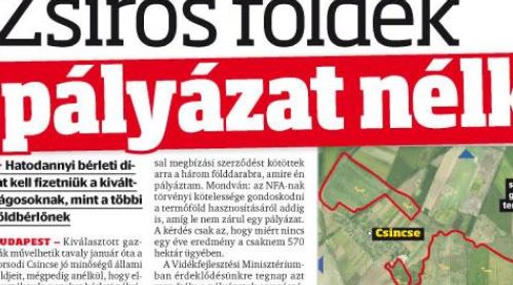 Sumáktörvény miatt titkolózik a földalapkezelő