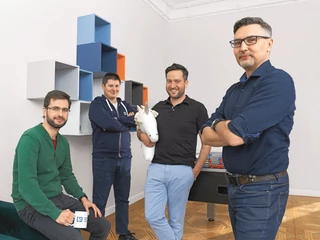 Od prawej: Marcin Zabielski, Marcin Kurek, Jakub Ślusarczyk i Jacek Łubiński. Inwestorzy z Market One Capital mają już jednego jednorożca w portfelu i dwóch solidnych kandydatów na następne