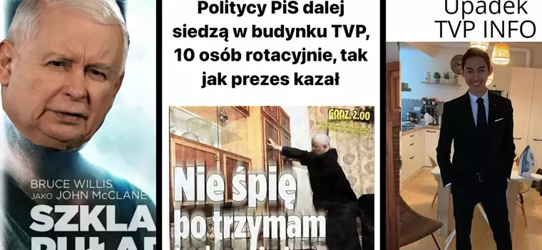 Memy o przejęciu TVP już są. Internauci celnie komentują