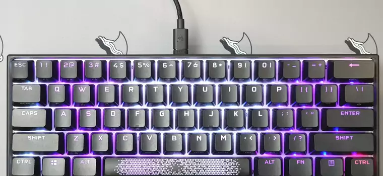 Corsair K65 RGB Mini - test klawiatury mechanicznej mini TKL 8000 Hz