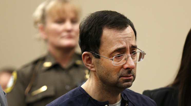 Larry Nassar a szerdai ítélethirdetésén tudta meg, élete végéig rácsok mögött lesz /Fotó: AFP