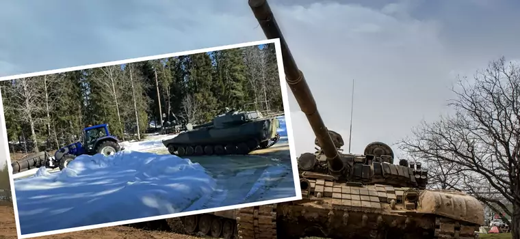 Opublikowali poradnik, jak za pomocą traktora odholować rosyjski czołg 