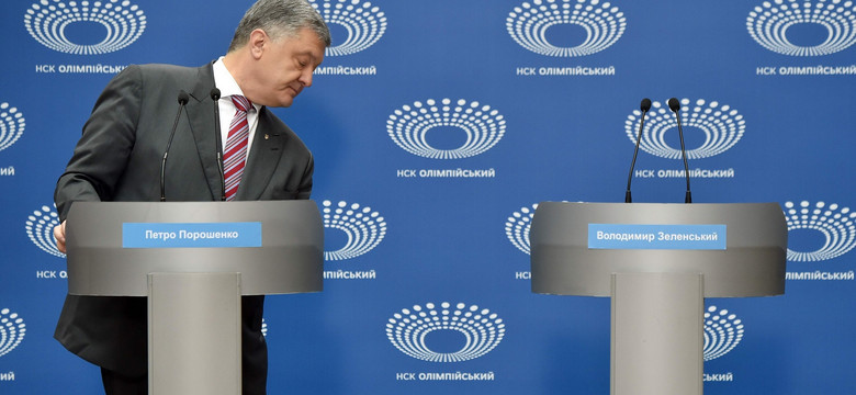 Zełenski i Poroszenko na Stadionie Olimpijskim w Kijowie. To może być najdziwniejsza debata świata