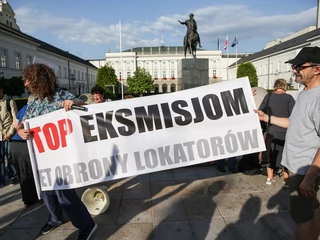 Protest przeciwko ustawie