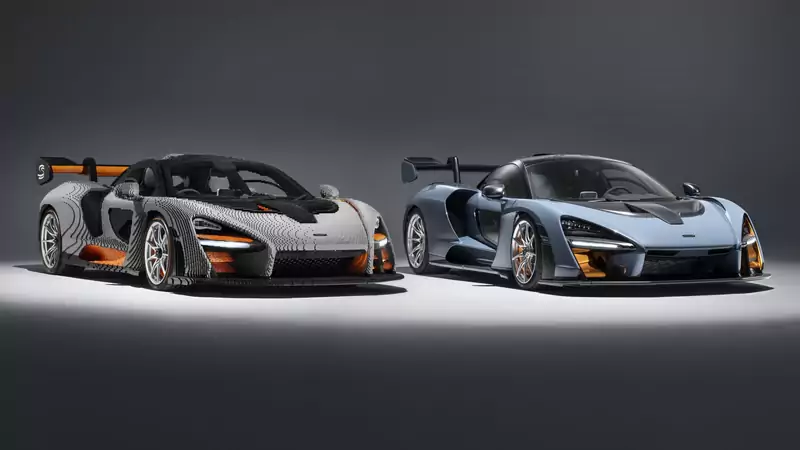 Samochód z klocków LEGO waży ponad 400 kg więcej, niż prawdziwy McLaren Senna