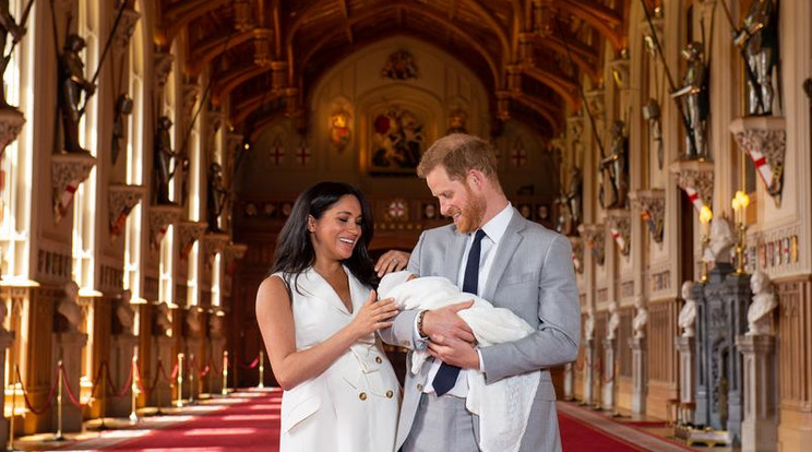 Harry herceg, Meghan Markle és Archie herceg / Fotó: Northfoto 