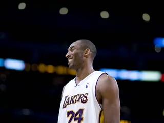 Kobe Bryant w trakcie meczu Los Angeles Lakers z Minnesota Timberwolves w 2008 r.