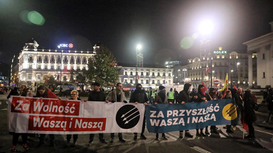 Kontrmanifestacja antyfaszystowska przeszła ulicami Warszawy 