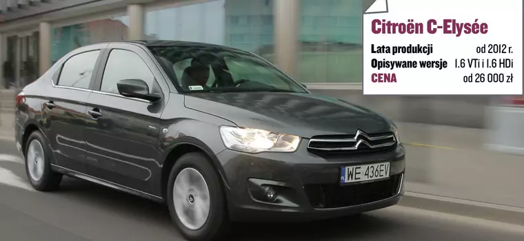 Używany Citroën C-Elysée - tani i wystarczająco trwały