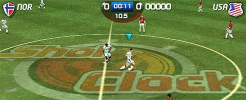 Screen z gry "World Tour Soccer 06".