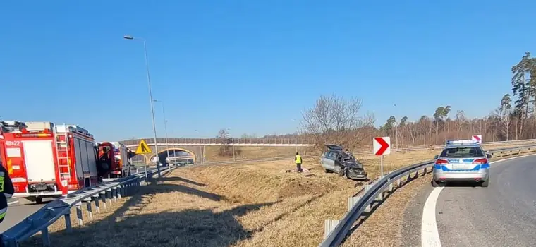 Tragiczny wypadek ukraińskiej rodziny na A4. Jedna osoba nie żyje