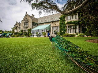 Different angles of the famous Playboy Mansion