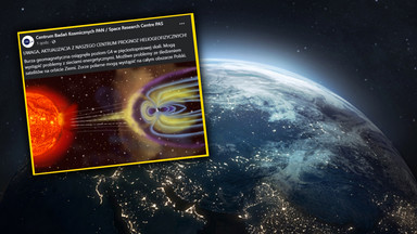 Silna burza geomagnetyczna. Centrum Badań Kosmicznych wydaje komunikat dotyczący Polski