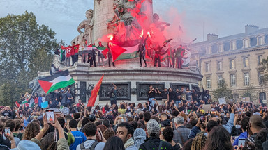 Do Paryża wraca niepokój. Policja przerwała propalestyński wiec