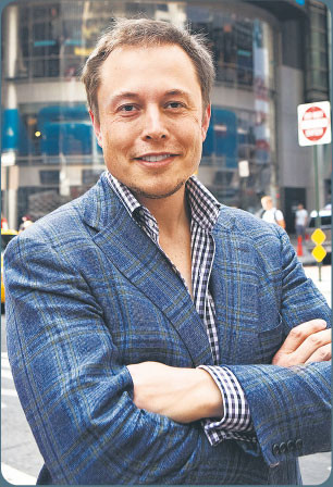 Elon Musk, Niespokojny duch biznesu. Pierwsze pół tysiąca dolarów zarobił w wieku 12 lat, w wieku 30 miał już na koncie 200 mln. Nie znosi marnować czasu – co chwila rzuca się na kolejne karkołomne projekty. Teraz marzą mu się samoloty na prąd oraz załogowe loty na Marsa Fot. Redux/Fotolink