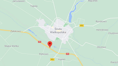 Wypadek na drodze krajowej nr 11 koło Środy Wielkopolskiej. Ranna jedna osoba