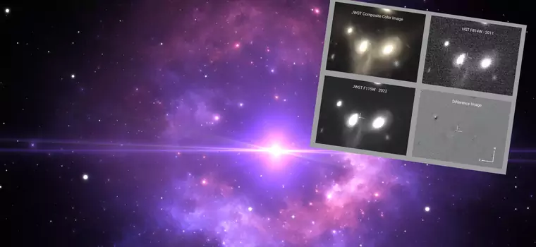 Kosmiczny Teleskop Jamesa Webba uchwycił swoją pierwszą supernową
